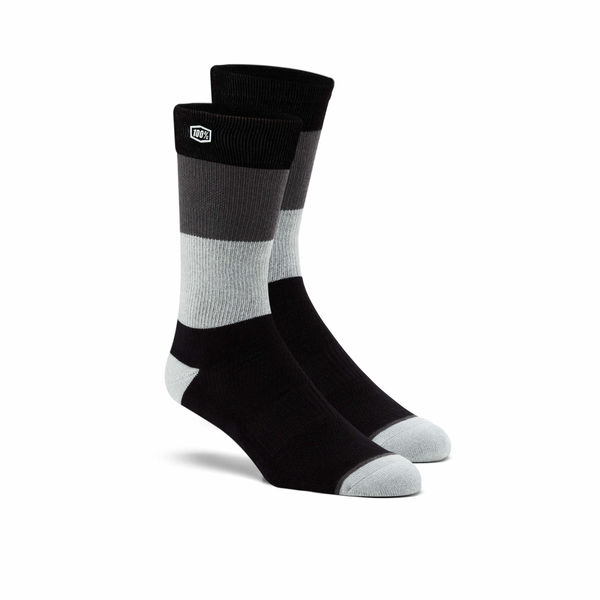 100% TRIO Casual Socks Black click to zoom image