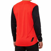 100% Ridecamp Long Sleeve Jersey Red / Black click to zoom image