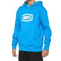 100% ICON Pullover Youth Hoodie Skyblue