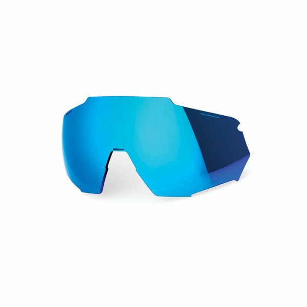 100% Racetrap 3.0 Replacement Lens - HiPER Blue Multilayer Mirror click to zoom image