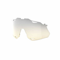 100% Hypercraft XS Replacement Polycarbonate Lens- Lowlight Yellow Silver Mirror