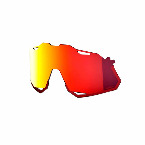 100% Hypercraft XS Replacement Polycarbonate Lens - HiPER Red Multilayer Mirror click to zoom image