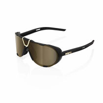 100% Westcraft Glasses - Soft Tact Black / Soft Gold Mirror Lens