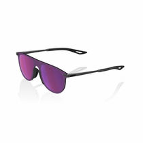100% Legere Coil Glasses - Matte Gunmetal / Purple Multilayer Mirror Lens