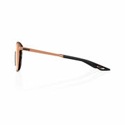 100% Legere Round Glasses - Matte Copper Chromium / HiPER Copper Mirror Lens click to zoom image