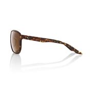 100% Konnor Glasses - Soft Tact Havana / Bronze PEAKPOLAR Lens click to zoom image