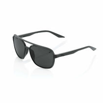100% Kasia Glasses - Matte Black / Black Mirror Lens