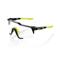 100% Speedcraft Glasses - Gloss Black / Photochromic Lens