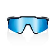 100% Speedcraft Glasses - Matte Black / HiPER Blue Multilayer Mirror Lens click to zoom image