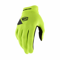 100% Ride Camp Gel Gloves Fluo Yellow