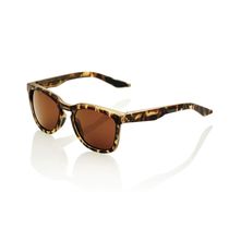 100% Hudson Glasses - Soft Tact Havana / Bronze Lens