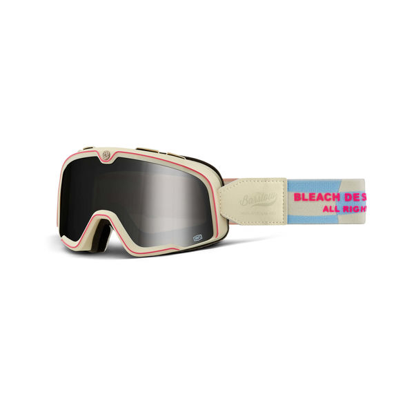 100% Barstow Goggle Bleach Design Werks / Mirror Silver Lens click to zoom image