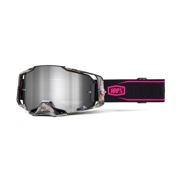 100% Armega Goggle Sarcelle / Mirror Silver Lens click to zoom image