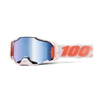 100% Armega Goggle Tubular / Mirror Red Lens