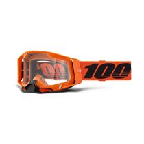 100% Racecraft 2 Goggle Neon Orange / Clear Lens