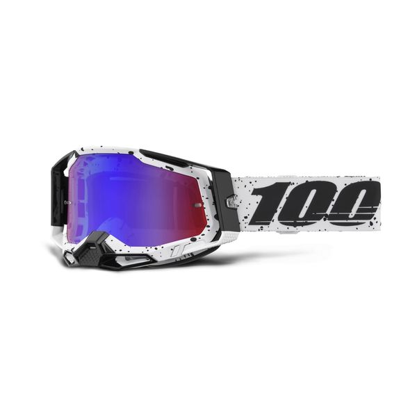100% Racecraft 2 Goggle Trinity / Mirror Red/Blue Lens click to zoom image
