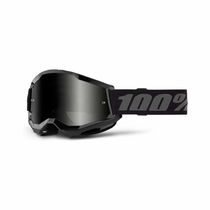 100% Strata 2 Sand Goggle Black / Smoke Lens