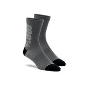 100% RYTHYM Merino Wool Performance Socks Charcoal / Grey 