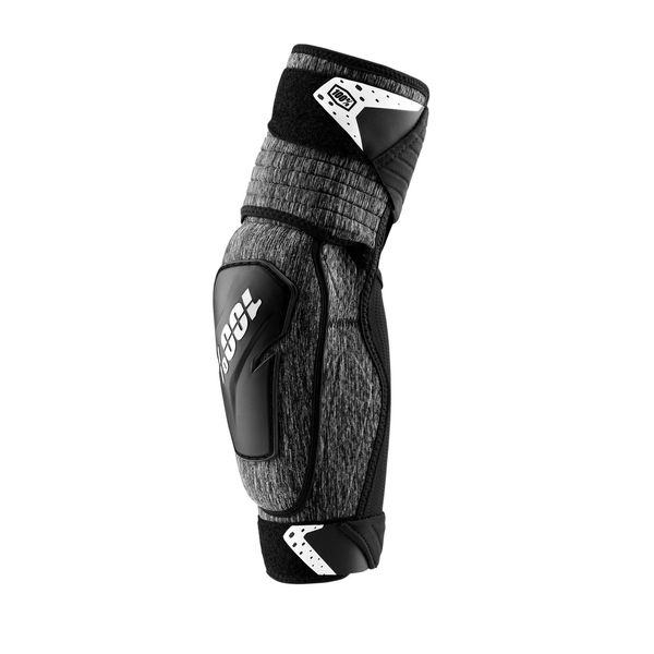 100% Fortis Elbow Pads Grey Heather / Black click to zoom image