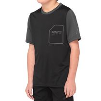 100% Ridecamp Youth Jersey Black / Charcoal