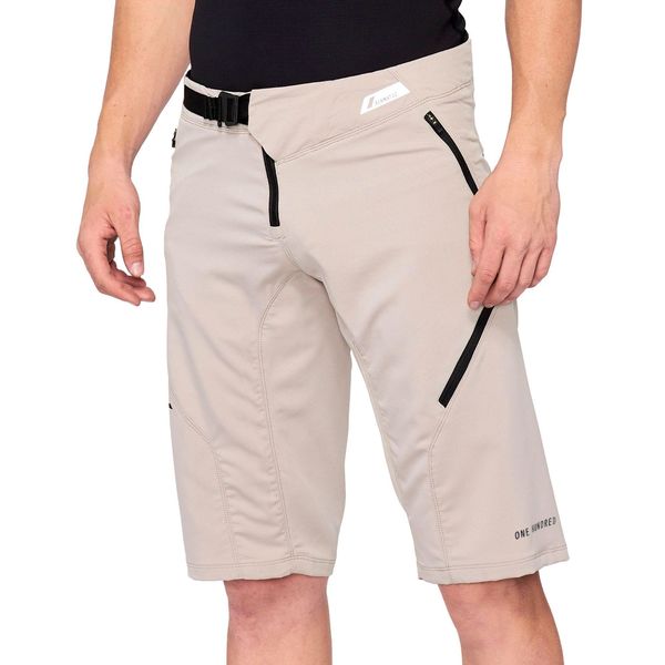 100% Airmatic Shorts Warm Grey click to zoom image