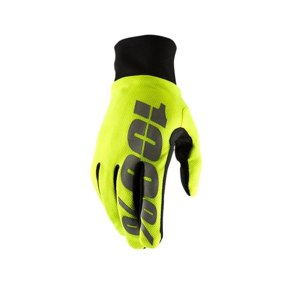 100% Hydromatic Waterproof Glove Neon Yellow S click to zoom image