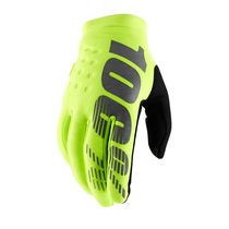100% Brisker Cold Weather Glove 2019 Fluo Yellow