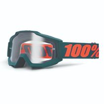 100% Accuri Goggles Gunmetal / Clear Lens