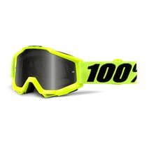 100% Accuri Sand Goggles - Fluo Yellow / Grey Smoke Lens