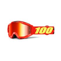 100% Accuri Youth Goggles Saarinen / Red Mirror Lens