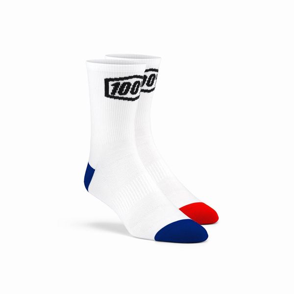 100% TERRAIN Socks White click to zoom image