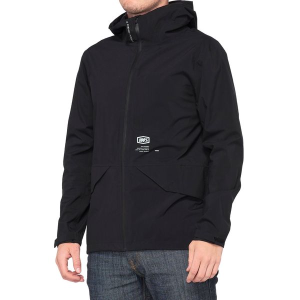 100% Hydromatic Waterproof Parka Black click to zoom image