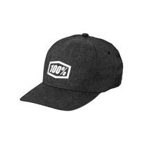 100% Generation X-Fit Hat Charcoal Heather