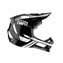 100% Trajecta Fidlock Helmet 2021 Black / White