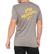 100% Dakota T-Shirt Heather Grey click to zoom image