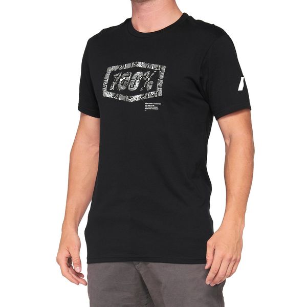 100% Essential T-Shirt Black / Snake click to zoom image