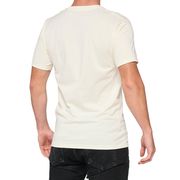 100% Essential T-Shirt Chalk / Orange click to zoom image
