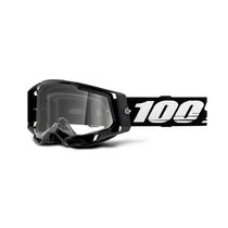 100% Racecraft 2 Goggle Black / Clear Lens
