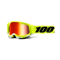 100% Racecraft 2 Goggle Yellow / Red Mirror Lens