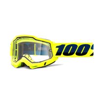 100% Accuri 2 Enduro MTB Goggle Yellow / Clear Lens