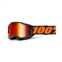 100% Accuri 2 Youth Goggle Chicago / Red Mirror Lens