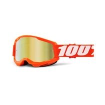 100% Strata 2 Goggle Orange / Gold Mirror Lens