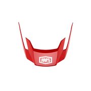 100% Altec Helmet Replacement Visor V2 X-Small/Small Red  click to zoom image
