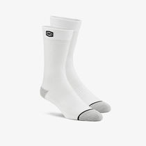 100% SOLID Casual Socks White