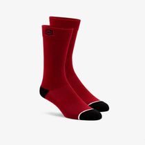 100% SOLID Casual Socks Red