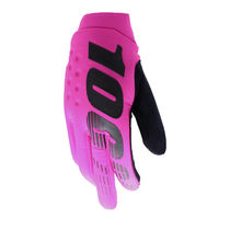 100% Brisker Cold Weather Glove Neon Pink