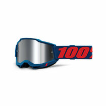 100% Accuri 2 Goggle Odeon / Flash Silver Mirror Lens