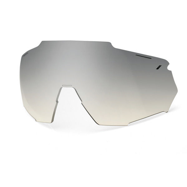 100% Racetrap Replacement Lens - Low-light Yellow Silver Mirror click to zoom image