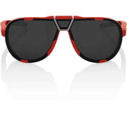 100% Glasses Westcraft - Soft Tact Red - Black Mirror Lens click to zoom image
