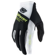 100% Celium Glove Black / White / Fluo Yellow 